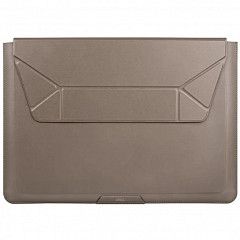 Чехол Uniq Oslo для MacBook Pro 14 (M1/M2, 2021-2023) серый (Stone Grey)