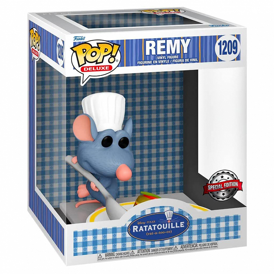 Коллекционная фигурка Funko POP! Deluxe Disney Ratatouille Remy w/Ratatouille (Exc) (1209) 64989