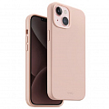 Чехол Uniq LINO MagSafe для iPhone 15 розовый (Pink)