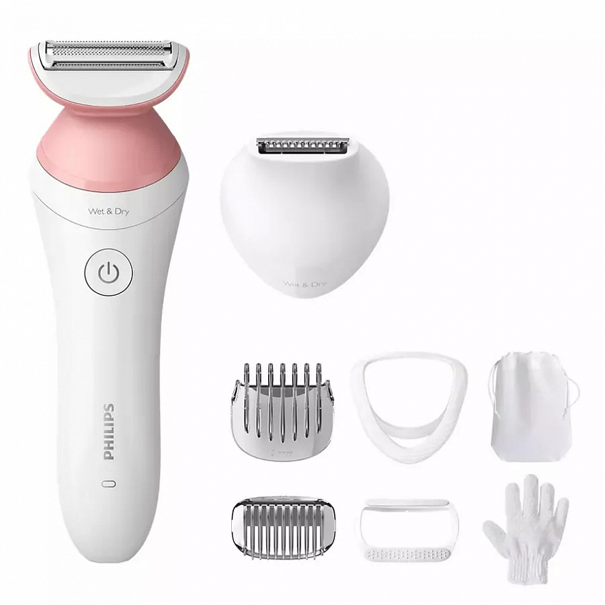 Электробритва Philips Lady Series 6000 с семью аксессуарами