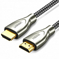 Кабель Ugreen HD131 HDMI to HDMI Braided Nylon Cable (5 метров) серый (50110)