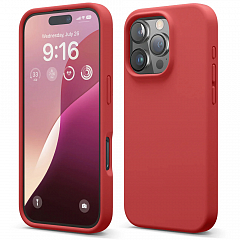 Чехол Elago Premium Silicone для iPhone 16 Pro Max красный (Red)