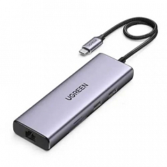 Конвертер UGREEN CM490 (90119) Converter USB-C серый