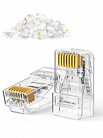 Коннекторы UGREEN NW120 (60558) Cat 6 RJ45 - 100 шт