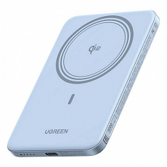 Внешний аккумулятор магнитный UGREEN PB580 (65840B) 20W - 5000mAh голубой