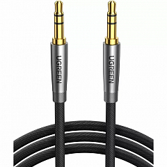 Кабель Ugreen AV150 3.5 mm Male to 3.5 mm Male Cable (1,5 метра) чёрный (50356)