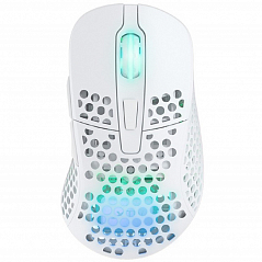Игровая мышь Xtrfy M4 Wireless c RGB подсветкой белая