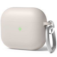 Чехол Elago Liquid Hybrid Hang Case для AirPods 3 бежевый (Stone)