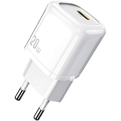 Сетевое зарядное устройство Mcdodo Mini 20 W PD (Type-C) Fast Charger белое (CH-829)
