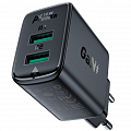 Сетевое зарядное устройство Acefast A33 2 x USB 18W Wall Charger чёрное (AF-A33-BK)