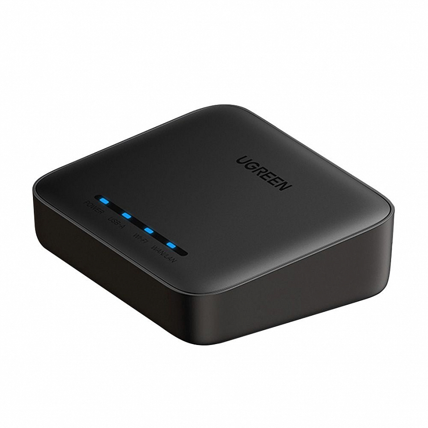 Принт-сервер UGREEN CM428 (10941) Wireless Printer Adapter with power adapter Серый космос