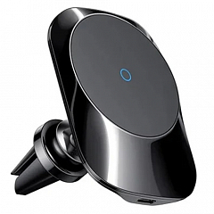 Автодержатель с функцией беспроводной зарядки Mcdodo CH-7071 Magnetic Car Holder Wireless 15W чёрный