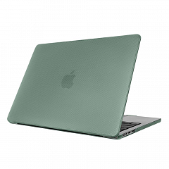 Чехол-накладка SwitchEasy Touch MacBook Protective Case для Macbook Air 13 (M2/M3) 2022/2024 прозрачный-зеленый (SMB136059GN22)