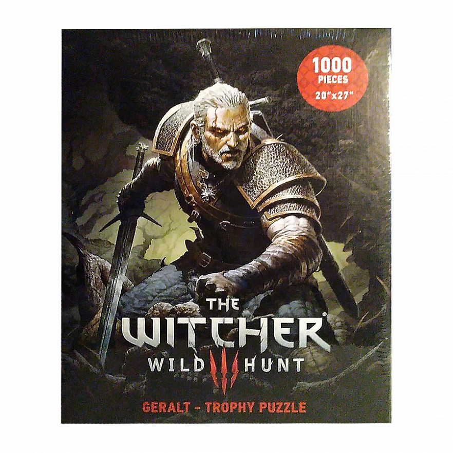 Пазл The Witcher 3 - Wild Hunt Geralt and his Trophy Puzzle 1000 деталей