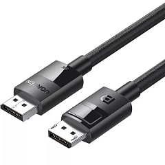 Кабель Ugreen DP114 (80390) DisplayPort - DisplayPort 1.4 Male to Male (1 метр) чёрный