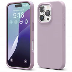 Чехол Elago Premium Silicone для iPhone 16 Pro Max нежно-фиолетовый (Soft Purple)