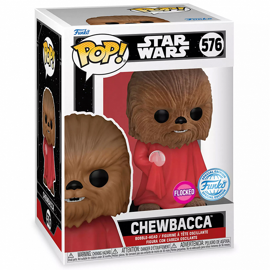 Коллекционная фигурка Funko POP! Bobble Star Wars Chewbacca w/Robe (FL) (Exc) (576) 66485