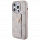 Чехол CG Mobile Guess Grip Stand PU 4G Triangle Diamond Metal Logo для iPhone 15 Pro Max розовый