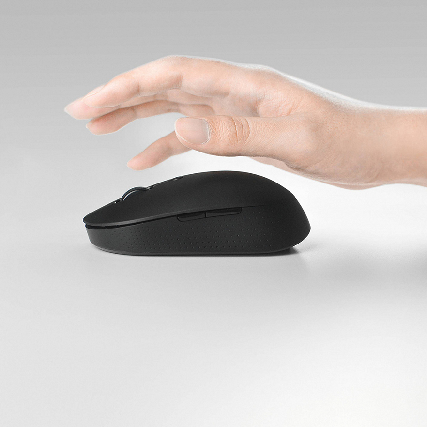Беспроводная компьютерная мышь Xiaomi Mi Dual Mode Wireless Mouse Silent Edition чёрная