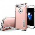 Чехол Spigen Slim Armor для iPhone 7 и 8 Plus розовое золото (SGP-043CS20311)