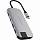USB-хаб HyperDrive SLIM 8-in-1 USB-C Hub серый космос (HD247B-GRAY)