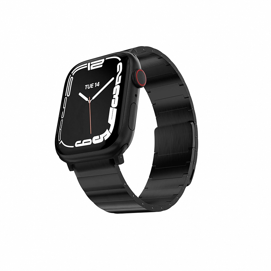 Ремешок MAGEASY Maestro M Magnetic Stainless Steel для Apple Watch 42/44/45/49 мм чёрный