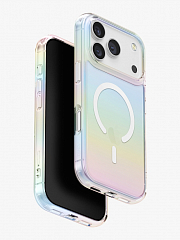 Чехол Uniq Iridescia для iPhone 17 Pro с Magsafe (голографический) разноцветный