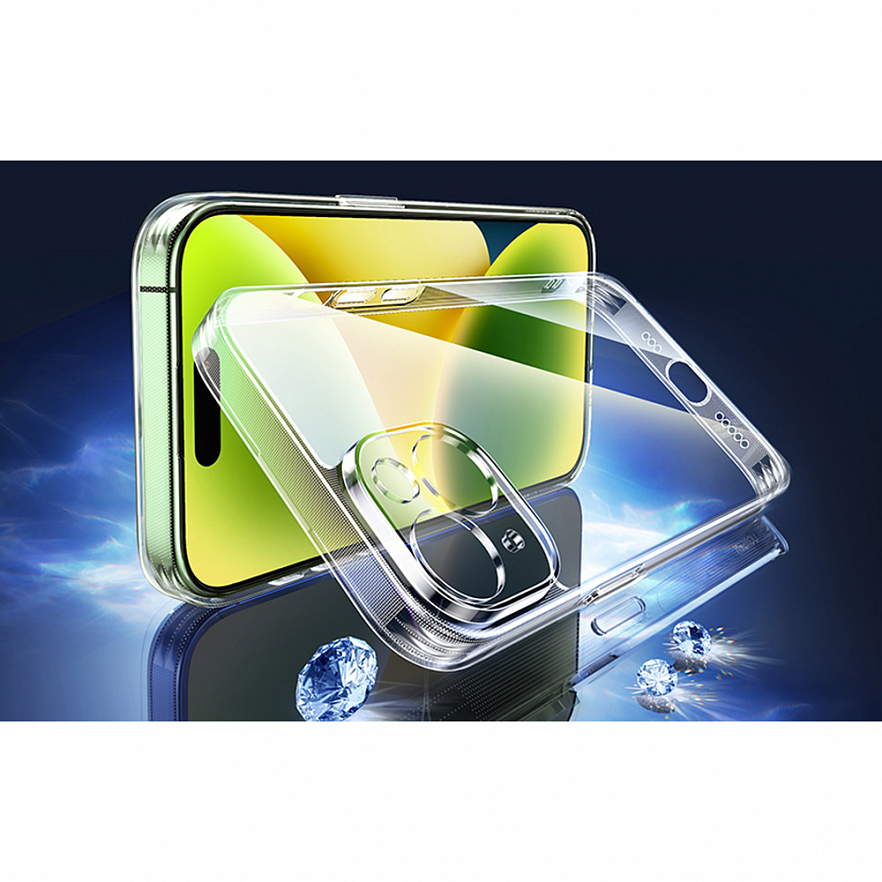 Чехол Ugreen LP729 Crystal Transparent Enhanced Protective Case для iPhone 15 прозрачный (25392)