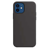 Силиконовый чехол YablukCase Silicone Case для iPhone 12 mini темно серый