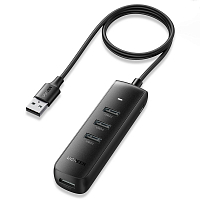 Хаб UGREEN CM416 (80657) USB 3.0 4-Port Hub (1 метр) чёрный