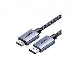 Кабель UGREEN DP125 (35842) DP - HDMI Male 4K@30Hz - 2м