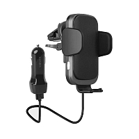EnergEA Автодерж. с функцией беспроводного ЗУ WiMount Sense 2.0 15W All IN ONE Black