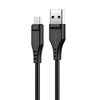 Кабель ACEFAST C3-09 USB-A to Micro-USB TPE charging data cable - Чёрный