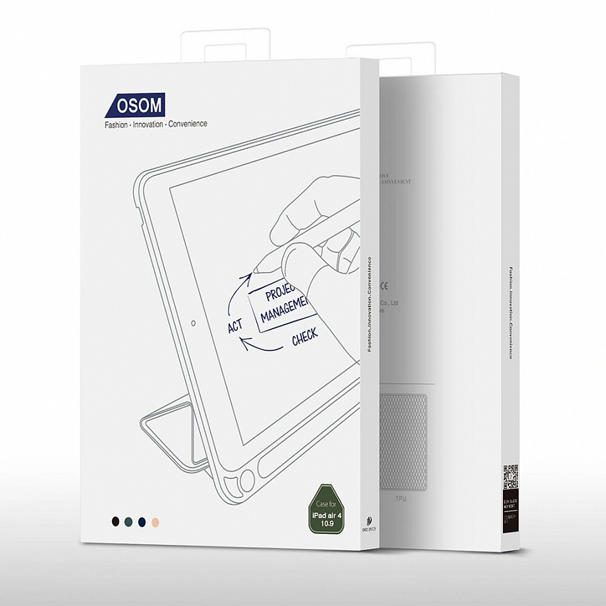 Чехол Dux Ducis Osom Series для iPad Air 10.9 (2020) тёмно-зелёный (Midnight green)