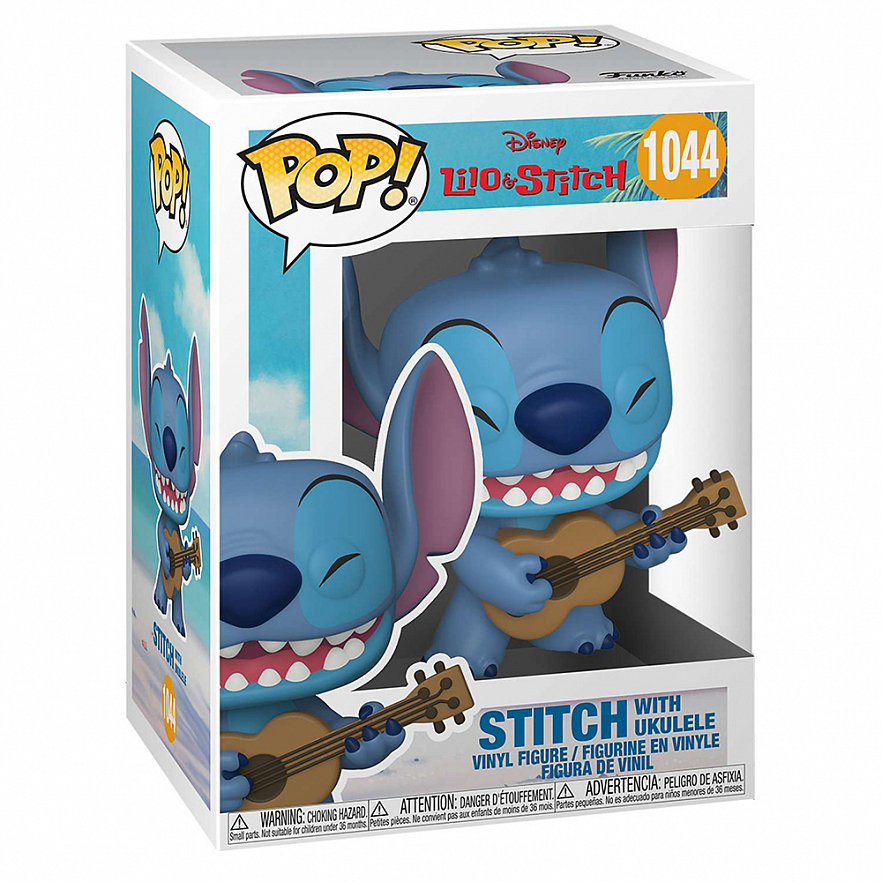 Фигурка Funko POP! Disney Lilo & Stitch Stitch with Ukulele (1044)