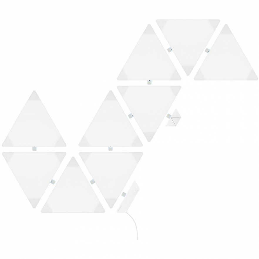 Умная система освещения Nanoleaf Light Panels с модулем Nanoleaf Rhythm (9 панелей)