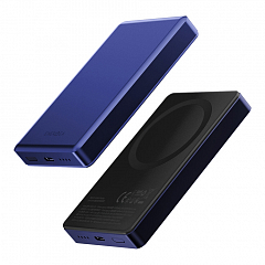 Внешний аккумулятор магнитный EnergEA 20W - 10000mAh синий
