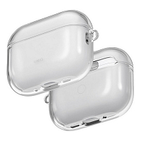 Чехол с карабином Uniq для Airpods Pro 3 прозрачный