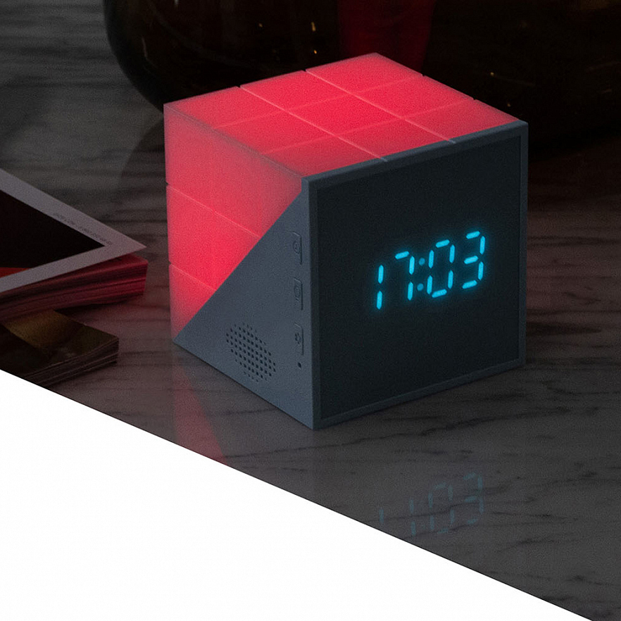 Часы-будильник с RGB-подсветкой Rombica LED Timelight