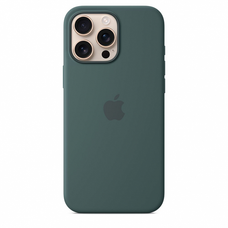 Чехол Apple MagSafe Silicone Case для iPhone 16 Pro Max Зеленое озеро (Lake Green)