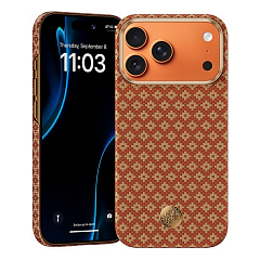 Чехол Benks ArmorGrid Case built with Kevlar для iPhone 17 Pro Max 6.9" ярко-оранжевый