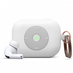 Чехол Elago Retro AW6 Hang Case для AirPods Pro белый