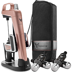 Система для розлива вина Coravin Model Two Elite Pro Wine System розовое золото Rose Gold