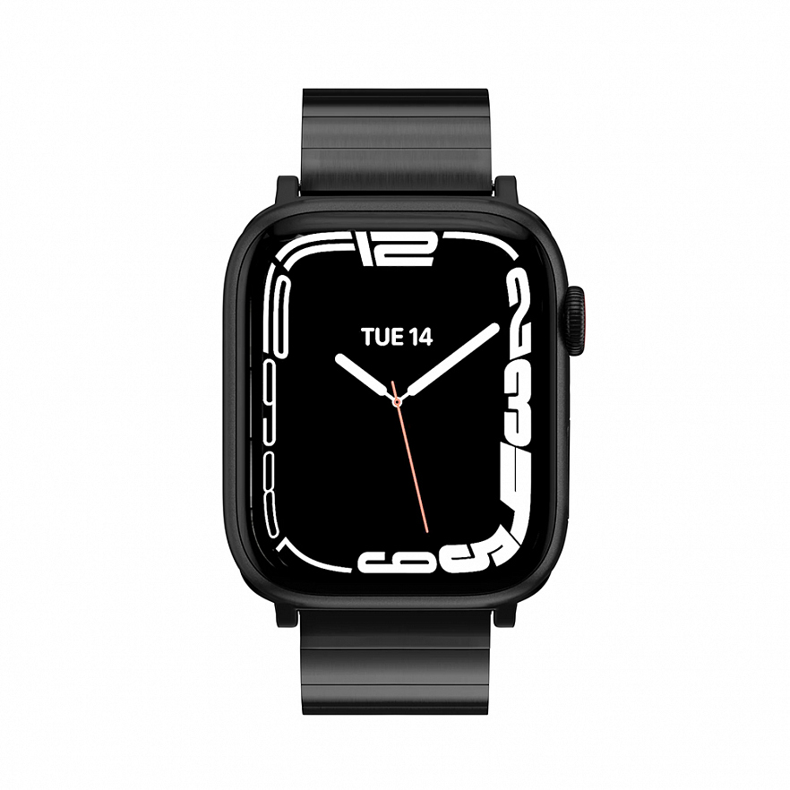 Ремешок MAGEASY Maestro M Magnetic Stainless Steel для Apple Watch 42/44/45/49 мм чёрный