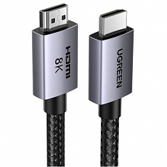 Кабель Ugreen HD171 HDMI 2.1 8K / 60Hz (3 метра) чёрный / серый (25911)