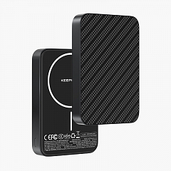 Внешний аккумулятор магнитный Keephone Brendy 15W - 5000mAh черный