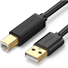 Кабель для принтера Ugreen US135 USB-A - USB-B  - 3 метра