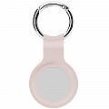 Брелок-подвеска iNeez Silicone AirTag Case для AirTag розовый песок