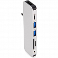 Хаб HyperDrive SOLO 7-in-1 USB-C Hub для MacBook серебристый (GN21D-SILVER)