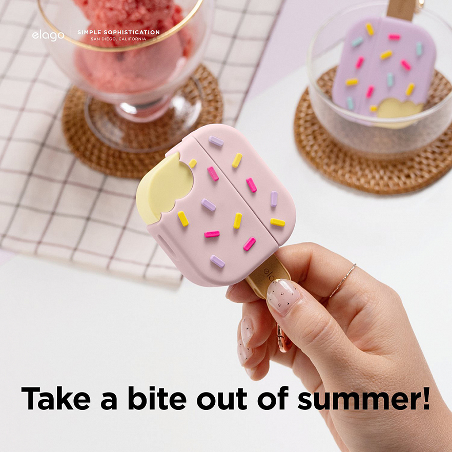 Чехол Elago Ice Cream Case для AirPods 3 розовый (Lovely Pink)